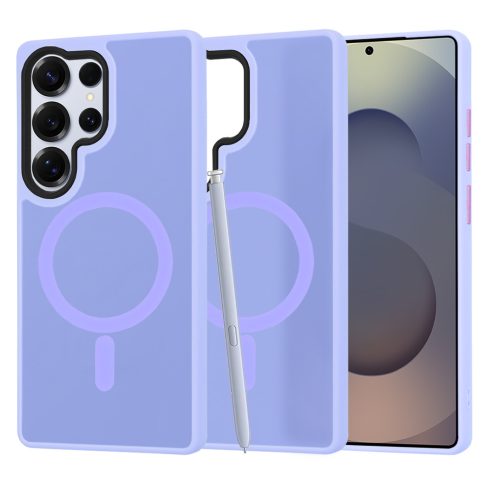 Techsuit - HaloFrost MagSafe tok - SAMSUNG  S25 Ultra - Light Purple (lila)