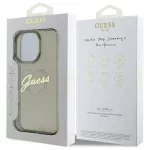 iPhone16 Pro - Hátlap tok MagSafe - fekete - mintás - Guess