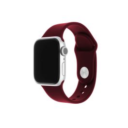  Fixed - Silicone Sporty Strap Set 35mm - Apple Watch 1/2/3/4/5/6/7/8/9/10/SE/SE 2/Ultra/Ultra 2 (42/44/45/46/49mm) - Burgundy (f