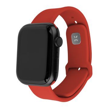   Fixed - Silicone Sporty Strap Set 32mm - Apple Watch 1/2/3/4/5/6/7/8/9/10/SE/SE 2 (38/40/41) - Red (piros)