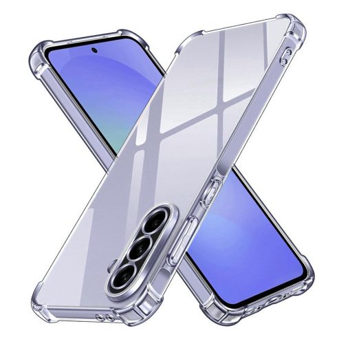 Techsuit - Hátlap tok - Shockproof Clear Szilikon - Samsung Galaxy A36 5G - (átlátszó)