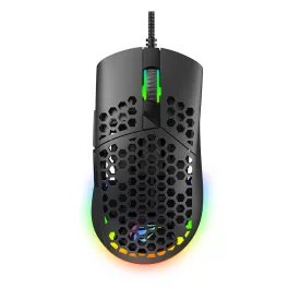 Gamer egér - Vezetékes - fekete - Havit MS1036