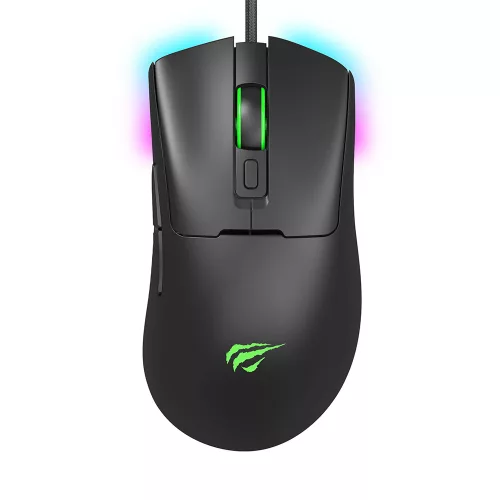 Gamer egér - Vezetékes - fekete - Havit MS966