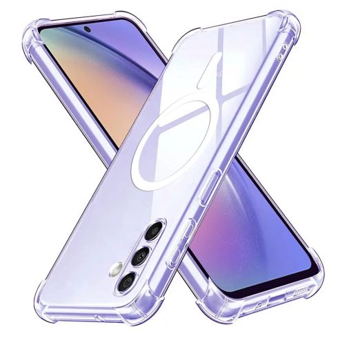 Techsuit - Shockproof Szilikon MagSafe tok - Samsung Galaxy A54 - (átlátszó)
