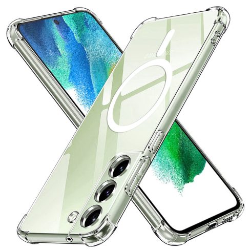 Samsung S21 FE 5G - Hátlap tok - Magsafe (átlátszó) - Shockproof Clear  - T