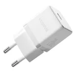 Hálózati töltő - 20W - USB-C + Type-c - fehér - Baseus