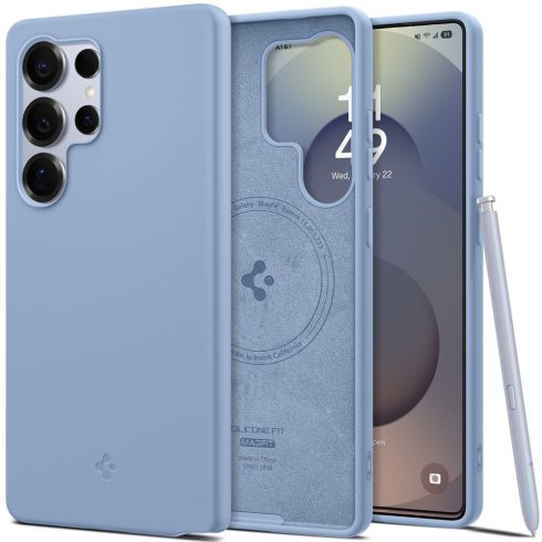 Spigen - Szilikon tok Fit MagSafe - SAMSUNG  S25 Ultra - Sapphire Blue(kék)