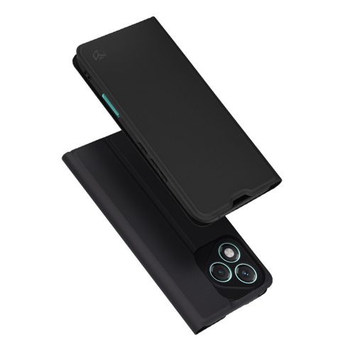 Techsuit - Magskin Book  Notesz tok - Honor 400 Lite - Black (fekete)