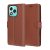 Techsuit - Leather Folio tok - Honor 400 Lite - Brown (barna)