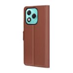 Techsuit - Leather Folio tok - Honor 400 Lite - Brown (barna)