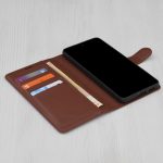 Techsuit - Leather Folio tok - Honor 400 Lite - Brown (barna)