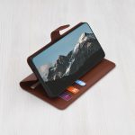 Techsuit - Leather Folio tok - Honor 400 Lite - Brown (barna)