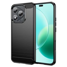   Techsuit - Carbon Szilikon tok - Honor 400 Lite - Black (fekete)