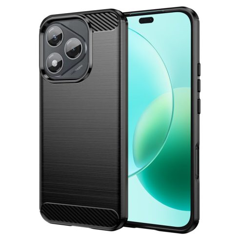 Techsuit - Carbon Szilikon tok - Honor 400 Lite - Black (fekete)