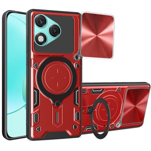 Techsuit CamGuard Pro tok - Honor 400 Lite - Red (piros)