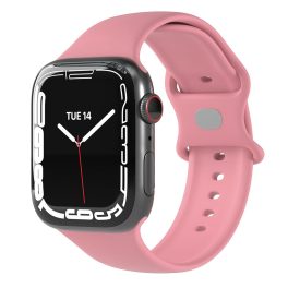   Techsuit - Watchband (W031) - Apple Watch 1/2/3/4/5/6/7/8/9/10/SE/SE 2 (38/40/41/42mm) - Pink (rózsaszín)