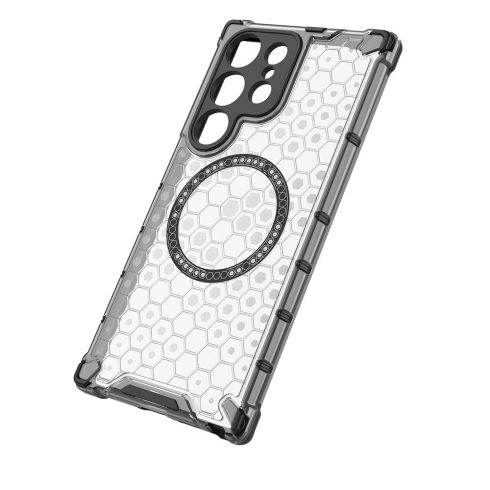 Techsuit - HoneyComb Shield MagSafe tok - Samsung S24 Ultra - White (fehér)