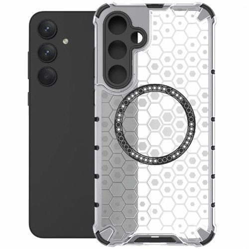 Techsuit - HoneyComb Shield MagSafe tok - Samsung A35 5G - White (fehér)