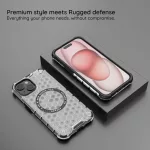 Techsuit - HoneyComb Shield MagSafe tok - Samsung S25 Plus - Black (fekete)