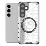 Techsuit - HoneyComb Shield MagSafe tok - Samsung S25 Plus - White (fehér)