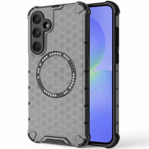 Techsuit - HoneyComb Shield MagSafe tok - Samsung A36 5G - Black (fekete)