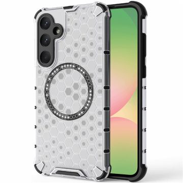   Techsuit - HoneyComb Shield MagSafe tok - Samsung A56 5G - White (fehér)
