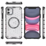 Techsuit - HoneyComb Shield MagSafe tok - iPhone 11 - White (fehér)