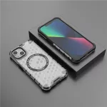 Techsuit - HoneyComb Shield MagSafe tok - iPhone 13 - White (fehér)