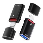 Kártyaolvasó - USB-C - Fekete - Techsuit