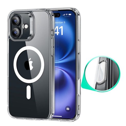 ESR - Classic Hybrid HaloLock tok - iPhone 16 - (átlátszó)