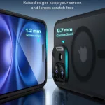 ESR - Classic Hybrid HaloLock tok - iPhone 16 - Frosted Black (fekete)