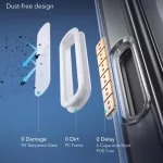 ESR - Classic Hybrid HaloLock tok - iPhone 16 - Frosted Black (fekete)