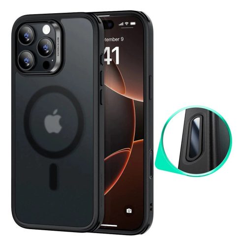 ESR - Classic Hybrid HaloLock tok - iPhone 16 Pro Max - Frosted Black (fekete)