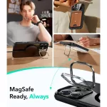 ESR - Classic Hybrid HaloLock Kickstand tok - iPhone 16 - (átlátszó) Black (fekete)