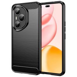   Techsuit - Carbon Szilikon tok - Honor 400 Pro - Black (fekete)