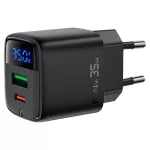 Hálózati adapter - 35W - 1xUSB-A, 1xUSB-C - fekete - Acefast A116