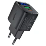Hálózati adapter - 35W - 1xUSB-A, 1xUSB-C - fekete - Acefast A116