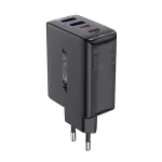 Hálózati adapter - 45W - 2x USB-A, 2x USB-C - fekete - Acefast A61