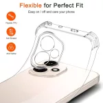 Techsuit - Shockproof Szilikon tok - Honor 400 - (átlátszó)