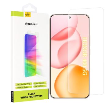   Techsuit - Kijelzővédő üveg - Clear Vision Glass - Honor 400 - (átlátszó)