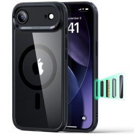   ESR - Classic Hybrid HaloLock tok - iPhone 17 Air - Clear Black (fekete)