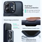 ESR - Classic Hybrid HaloLock Kickstand tok - iPhone 17 - Frosted Blue (kék)