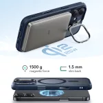 ESR - Classic Hybrid HaloLock Kickstand tok - iPhone 17 - Frosted Blue (kék)