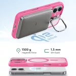 ESR - Classic Hybrid HaloLock Kickstand tok - iPhone 17 - Frosted (rózsaszín)