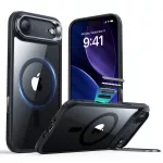 ESR - Classic Hybrid HaloLock Kickstand tok - iPhone 17 Air - Clear Black (fekete)