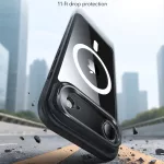 ESR - Classic Hybrid HaloLock Kickstand tok - iPhone 17 Air - Clear Black (fekete)