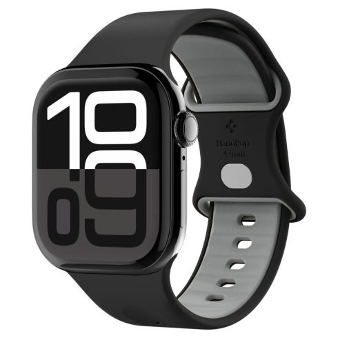 Óraszíj, Apple Watch (38/40/41/42mm) - fekete - Nano Pop - Spigen