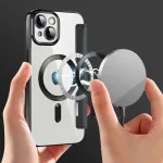 iPhone14 - Notesz tok MagSafe - fekete - Techsuit