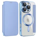 iPhone16 Pro - Notesz tok MagSafe - világoskék - Techsuit