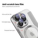 iPhone16 Pro - Notesz tok MagSafe - szürke - Techsuit